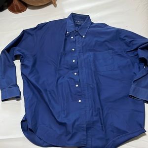Blue long sleeve Ralph Lauren shirt
